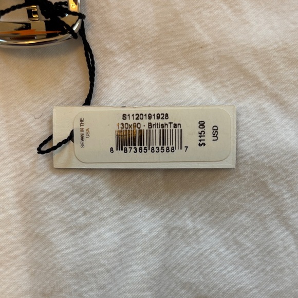 Shinola British Tan Leather Watch Strap with Silver Buckle - mint condition. - Picture 4 of 4